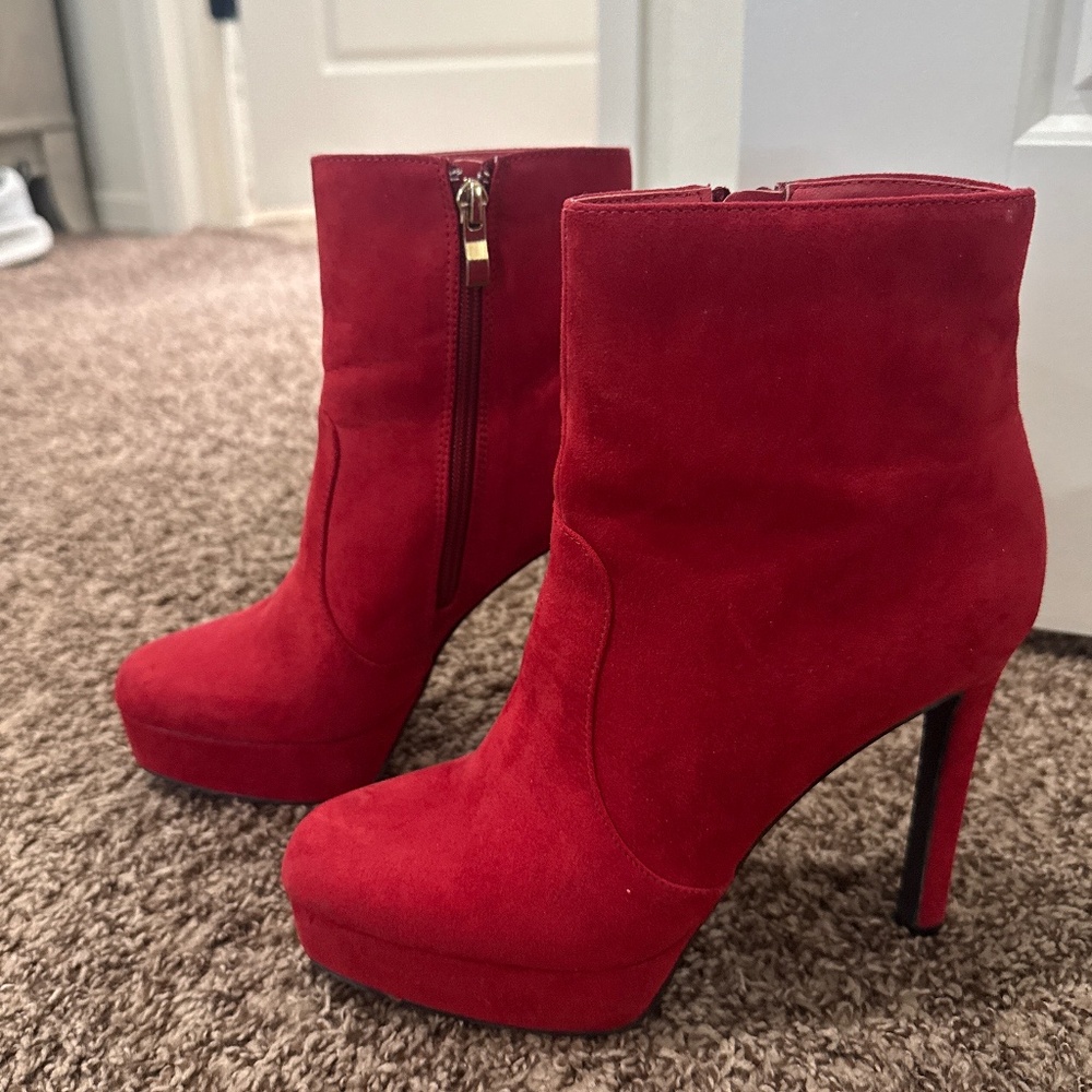 Red booties